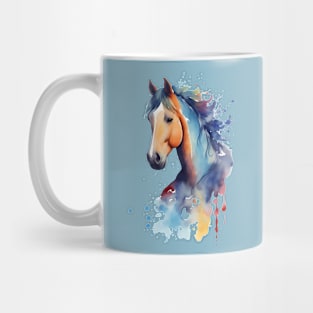 Watercolor Horse Mug